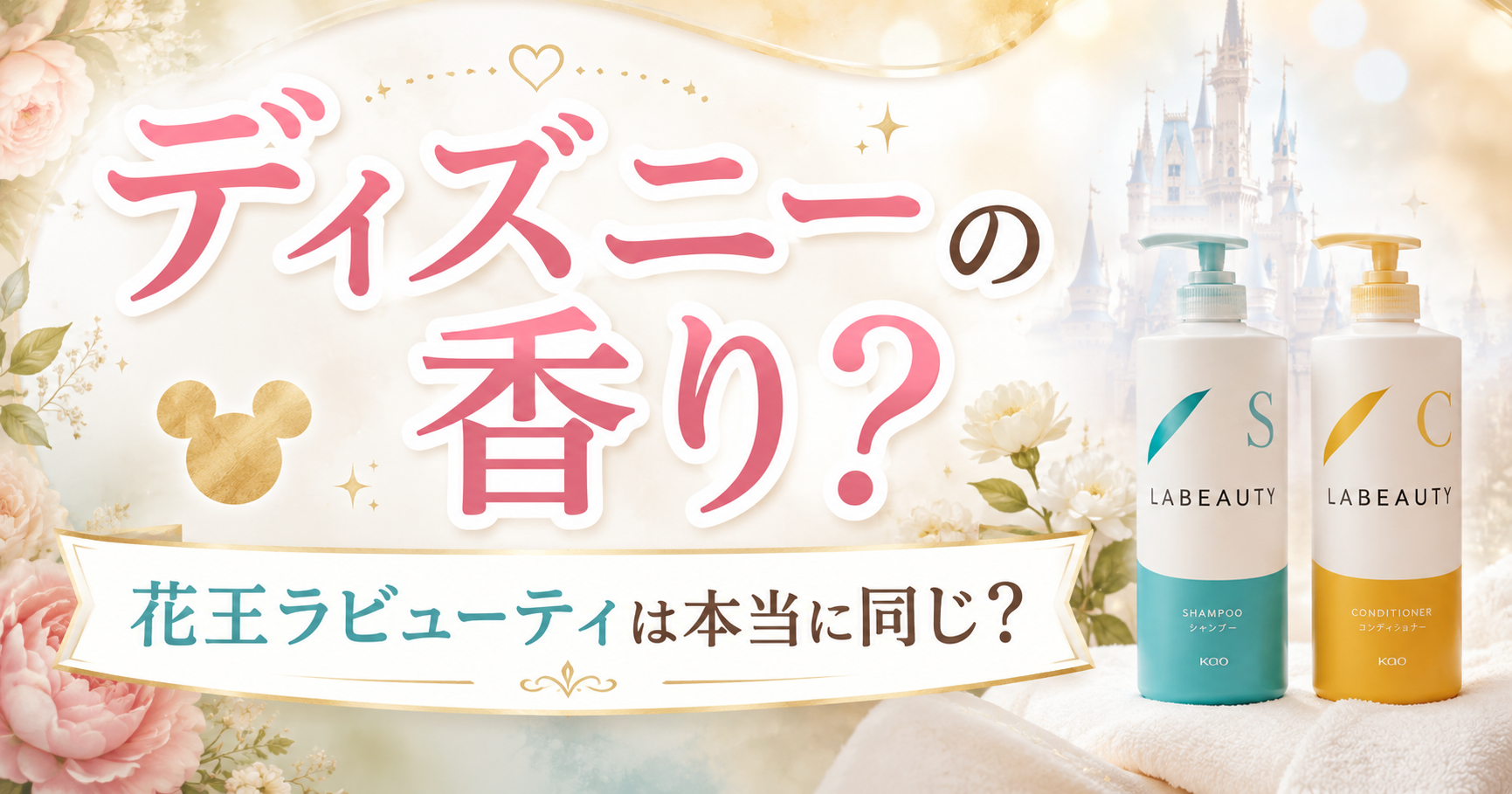 花王ラビューティはディズニーホテルのシャンプー？香りや購入方法を徹底解説